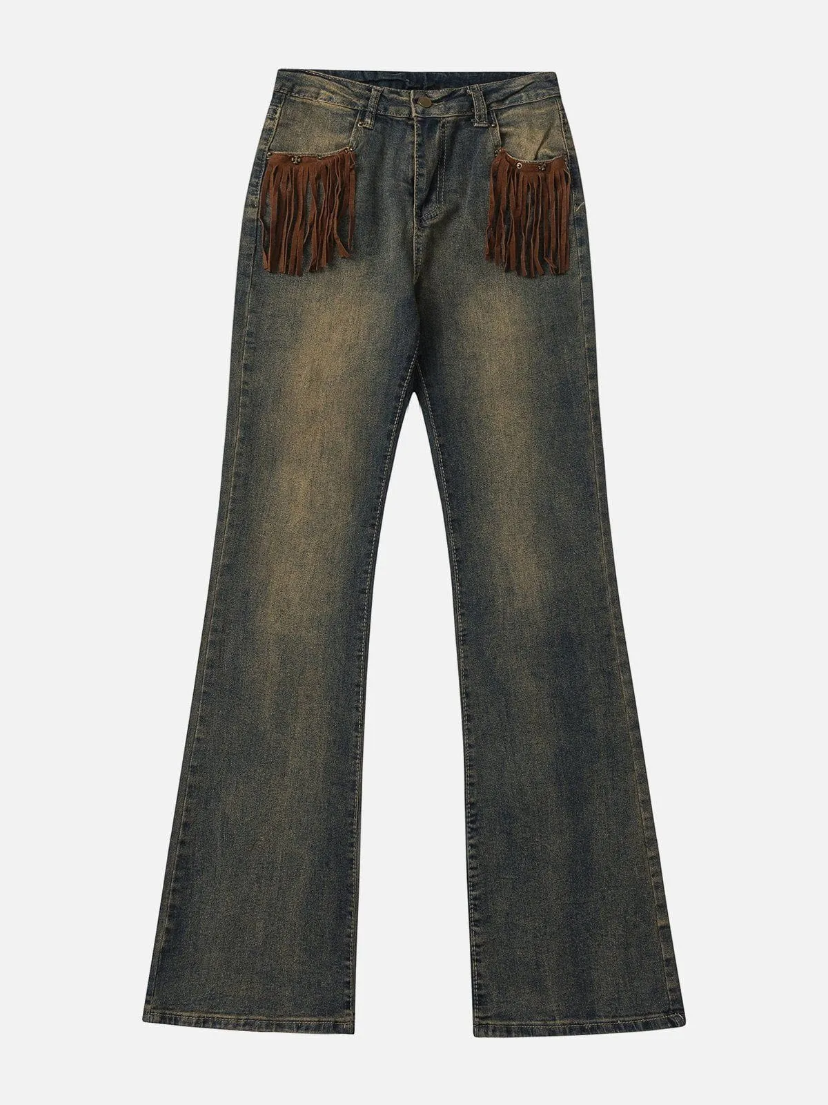 Aelfric Eden Tassel Pocket Washed Jeans