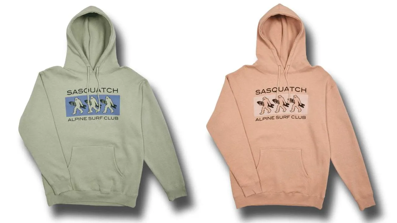 Airblaster Sasquatch ASC Hoodie in Dusty Sage - Cozy and Stylish Medium Fit Hoodie for Everyday Comfort and Outdoor Adventures