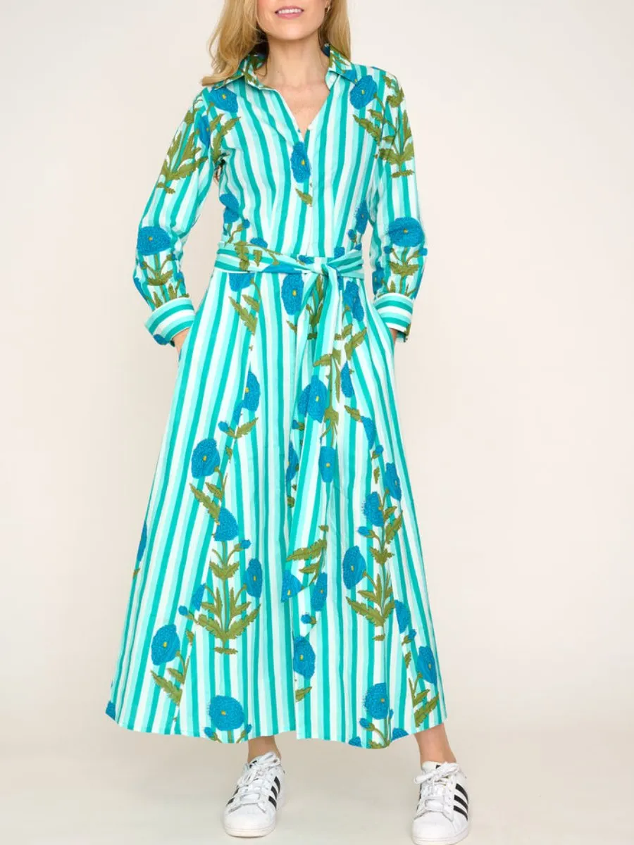 Cotton Marigold Shirt Dress
