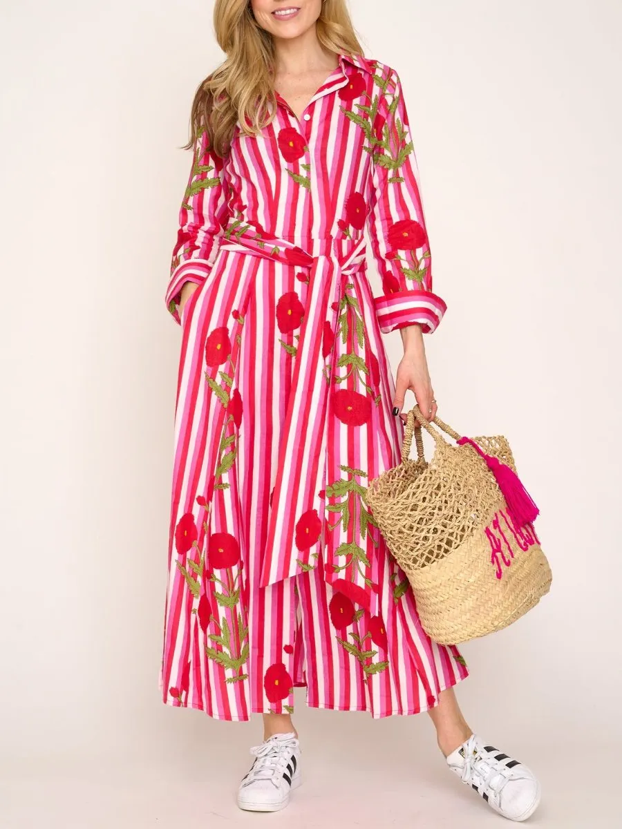 Cotton Marigold Shirt Dress