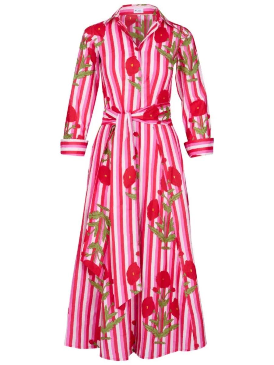 Cotton Marigold Shirt Dress
