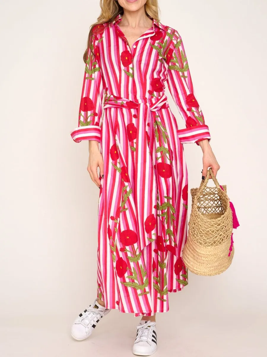 Cotton Marigold Shirt Dress