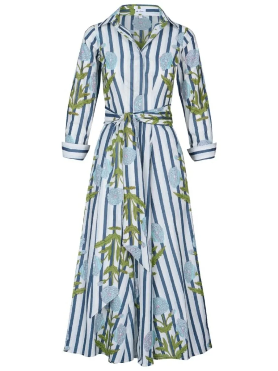 Cotton Marigold Shirt Dress