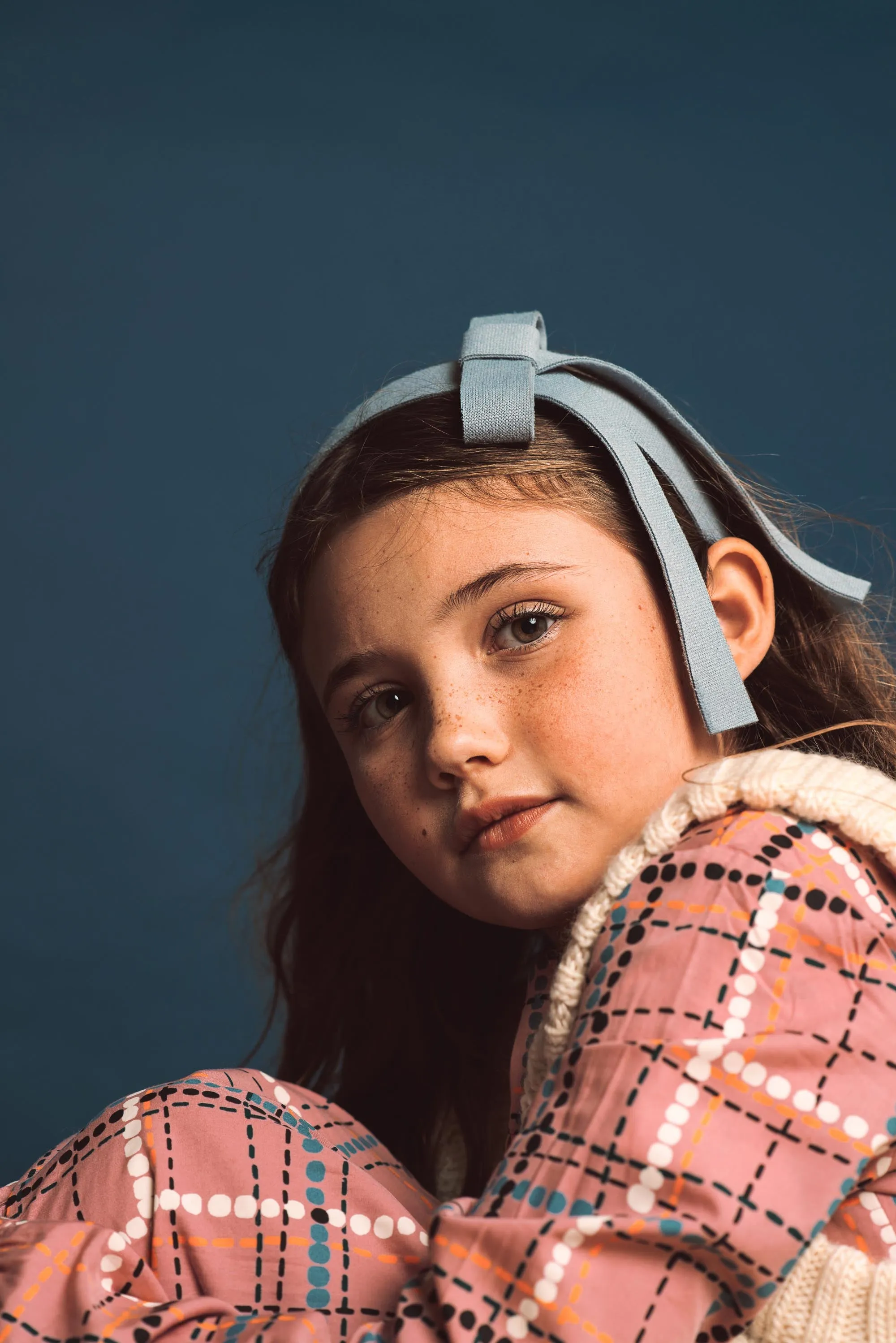 COZY BOW HEADBAND // Blush Glow
