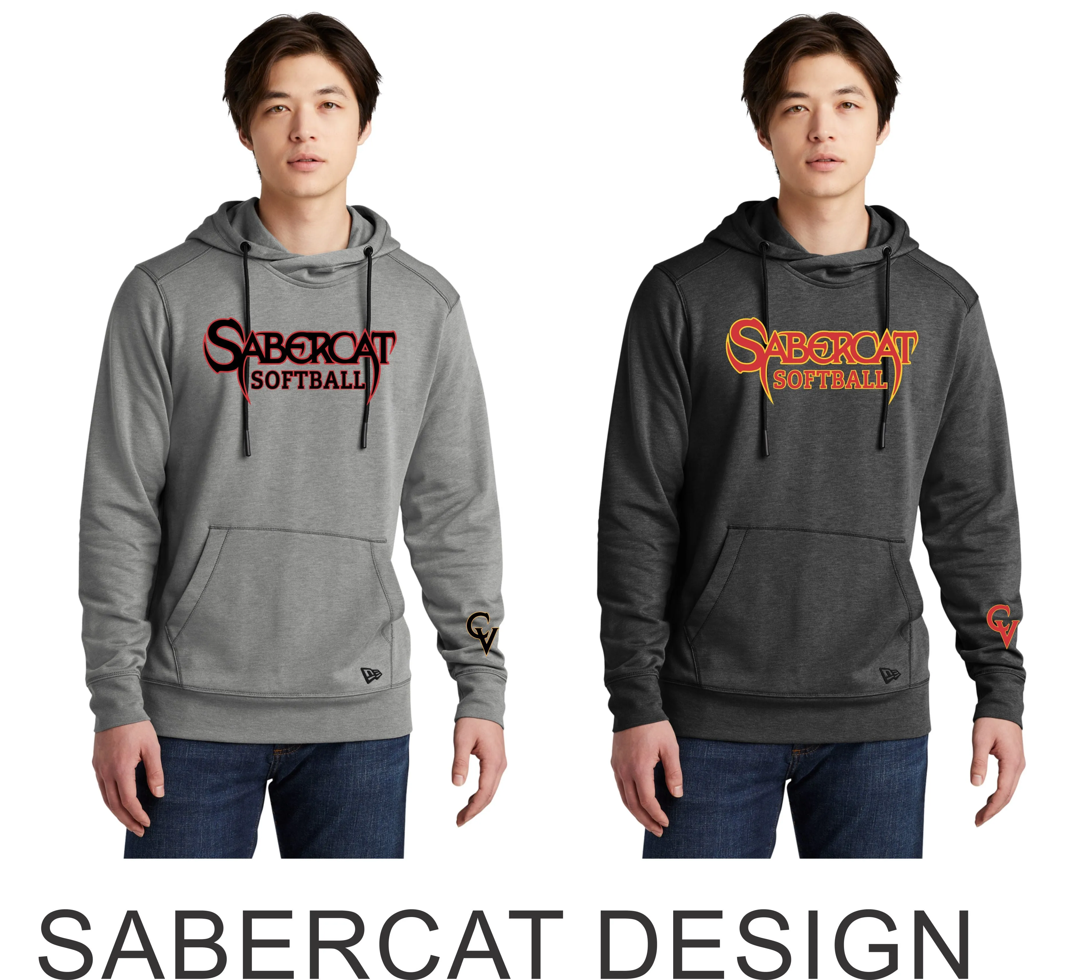 CV Softball New Era Hoodie- 3 designs