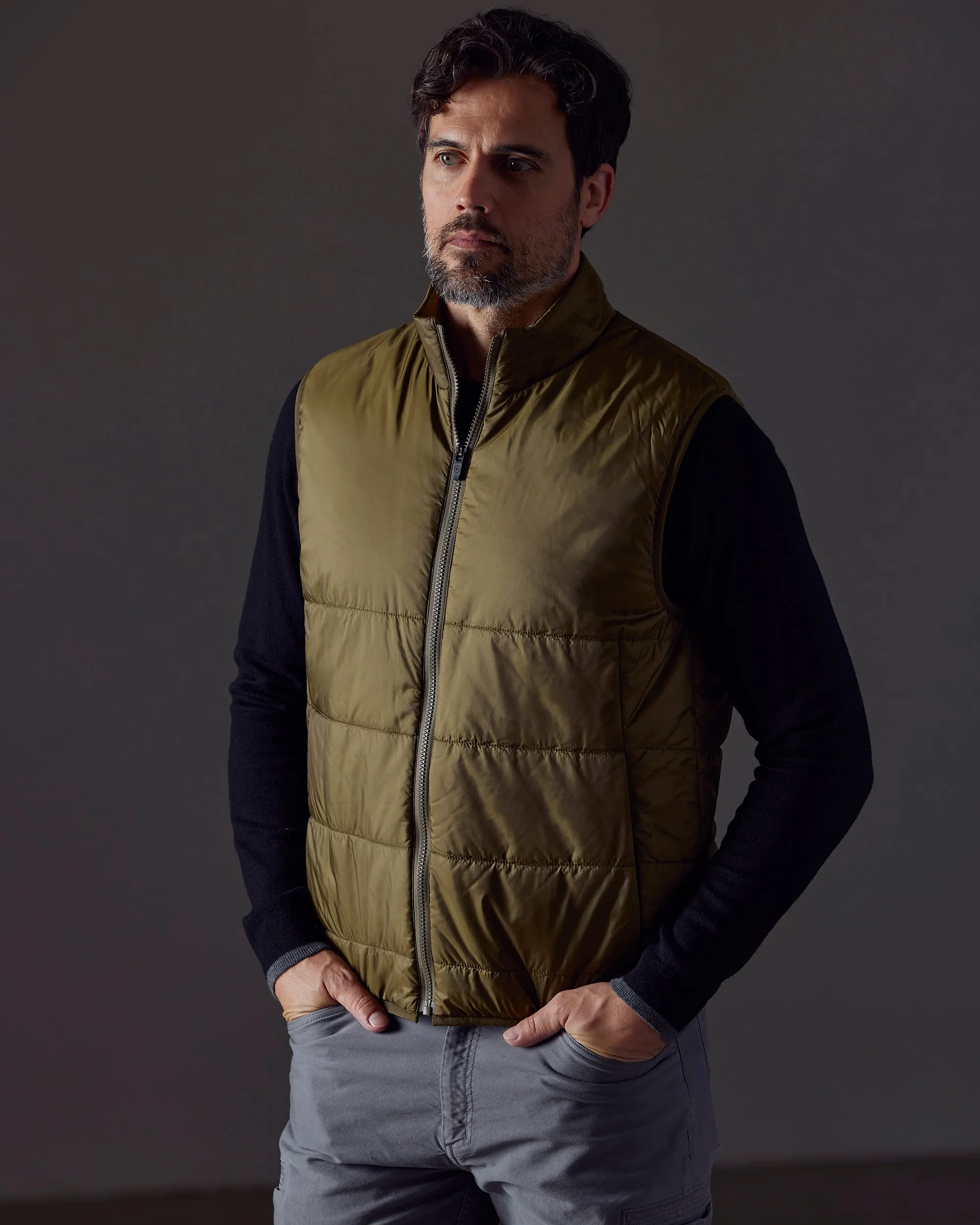 Eco Insulated Vest - Command Green