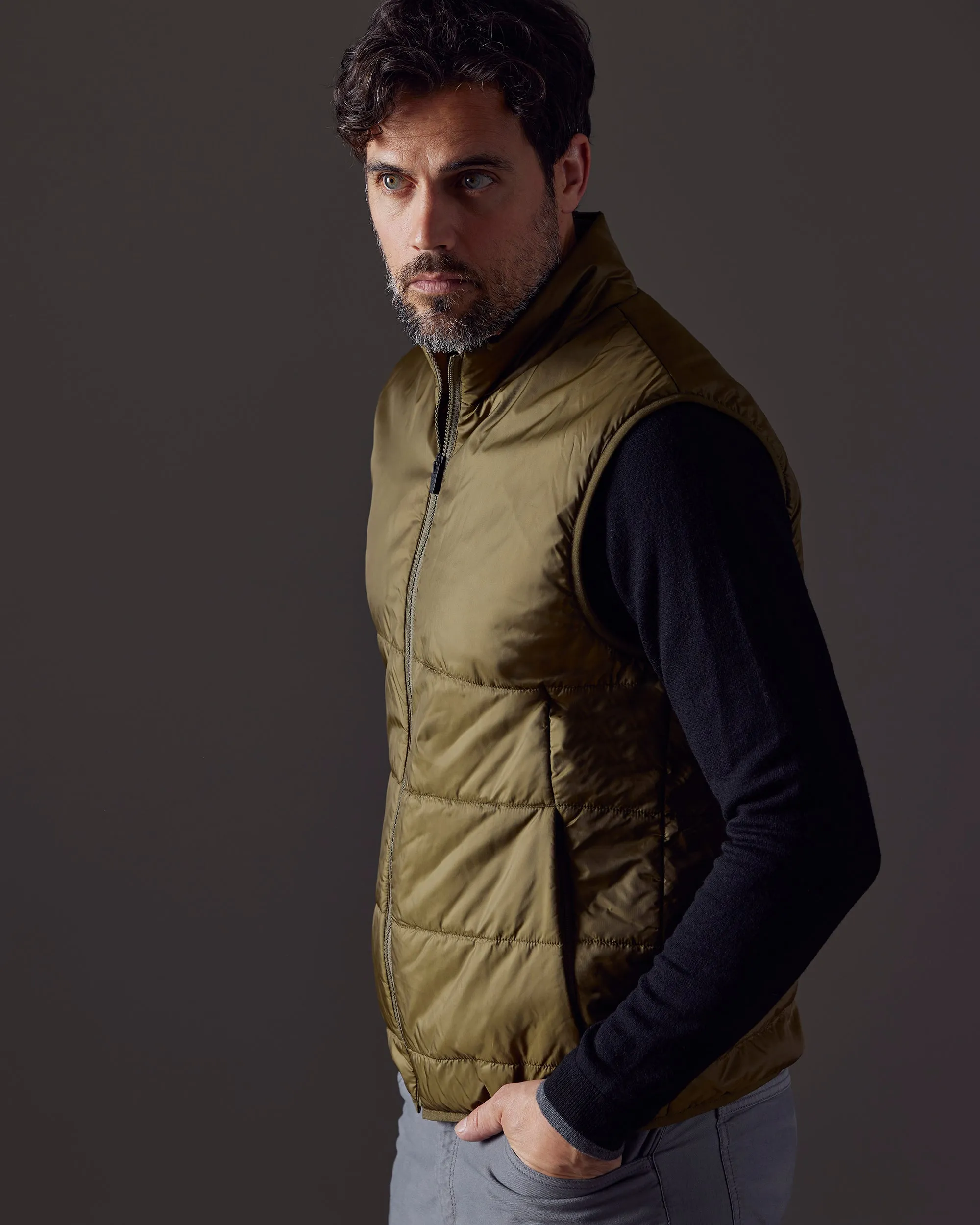 Eco Insulated Vest - Command Green