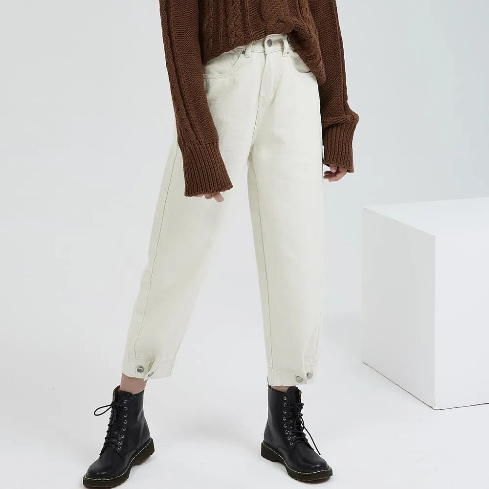 FashionSierra - Stylish Solid Casual Jeans Pants