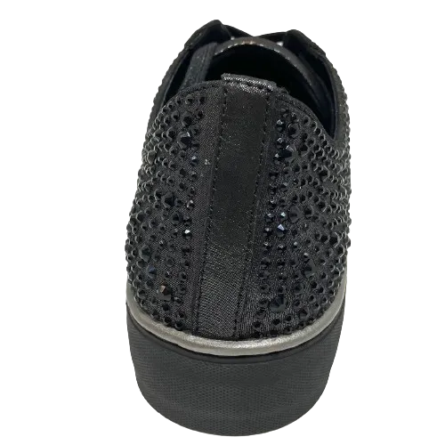 Flip  -  Black Sparkle Sneakers