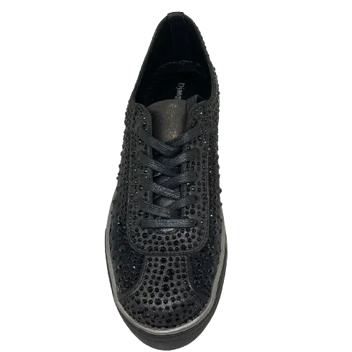 Flip  -  Black Sparkle Sneakers