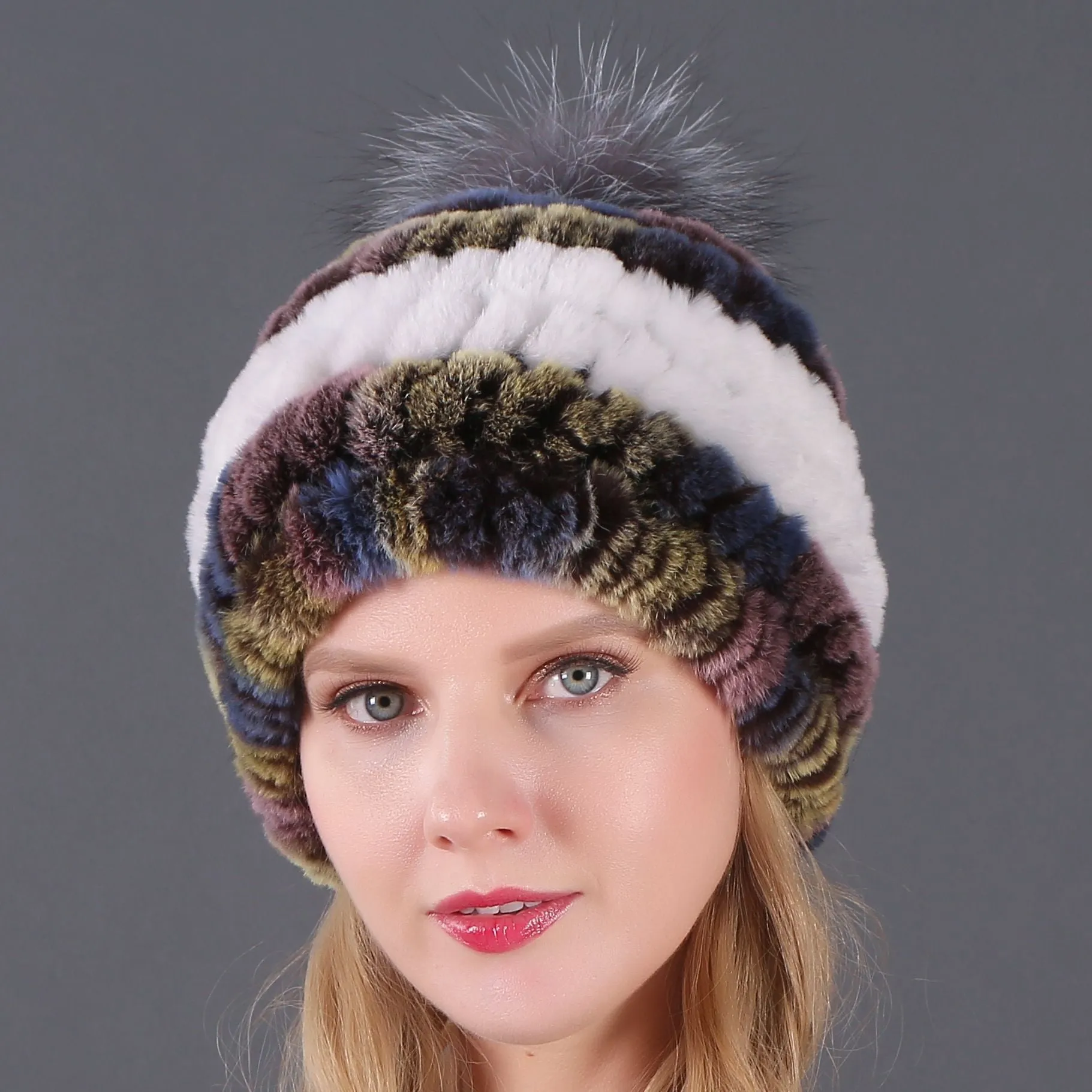 Fur Warm Wool Ball Hat Wool Hat