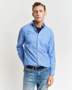 GANT<BR>
Regular Fit Classic Striped Poplin Shirt<BR>
451<BR>