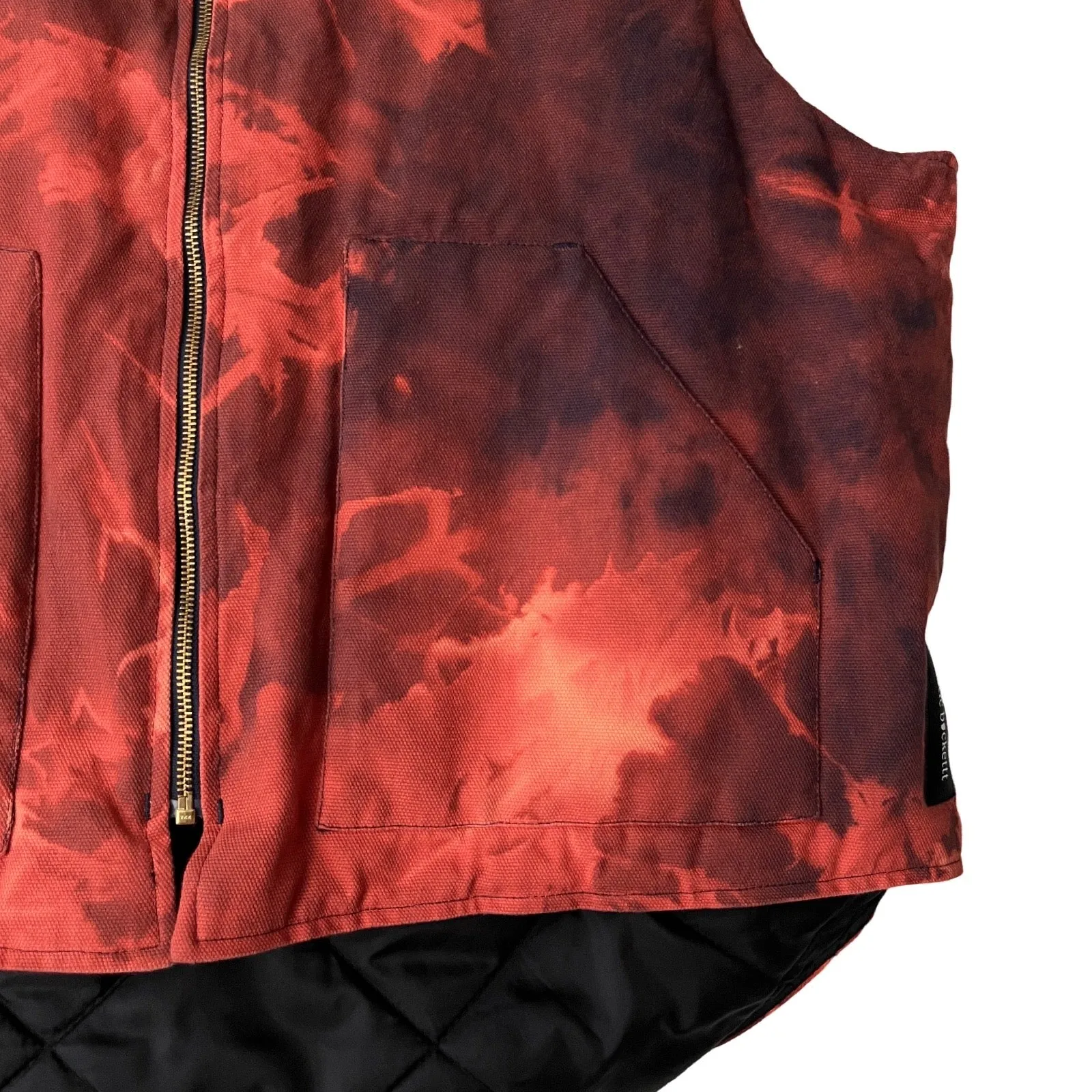 Insulated Canvas Workwear Vest in Rhodonite / XXL (or roomy XL)