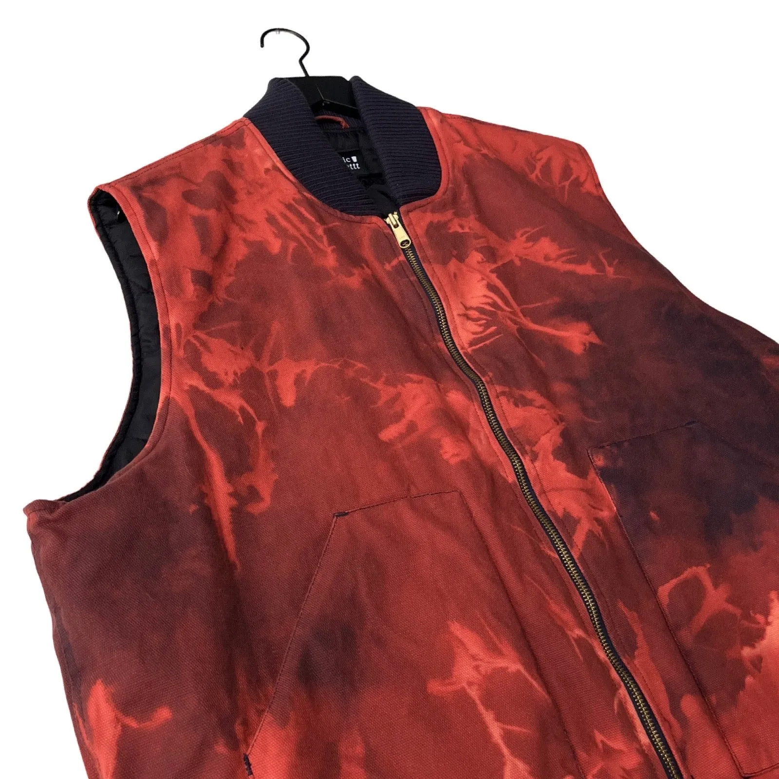 Insulated Canvas Workwear Vest in Rhodonite / XXL (or roomy XL)