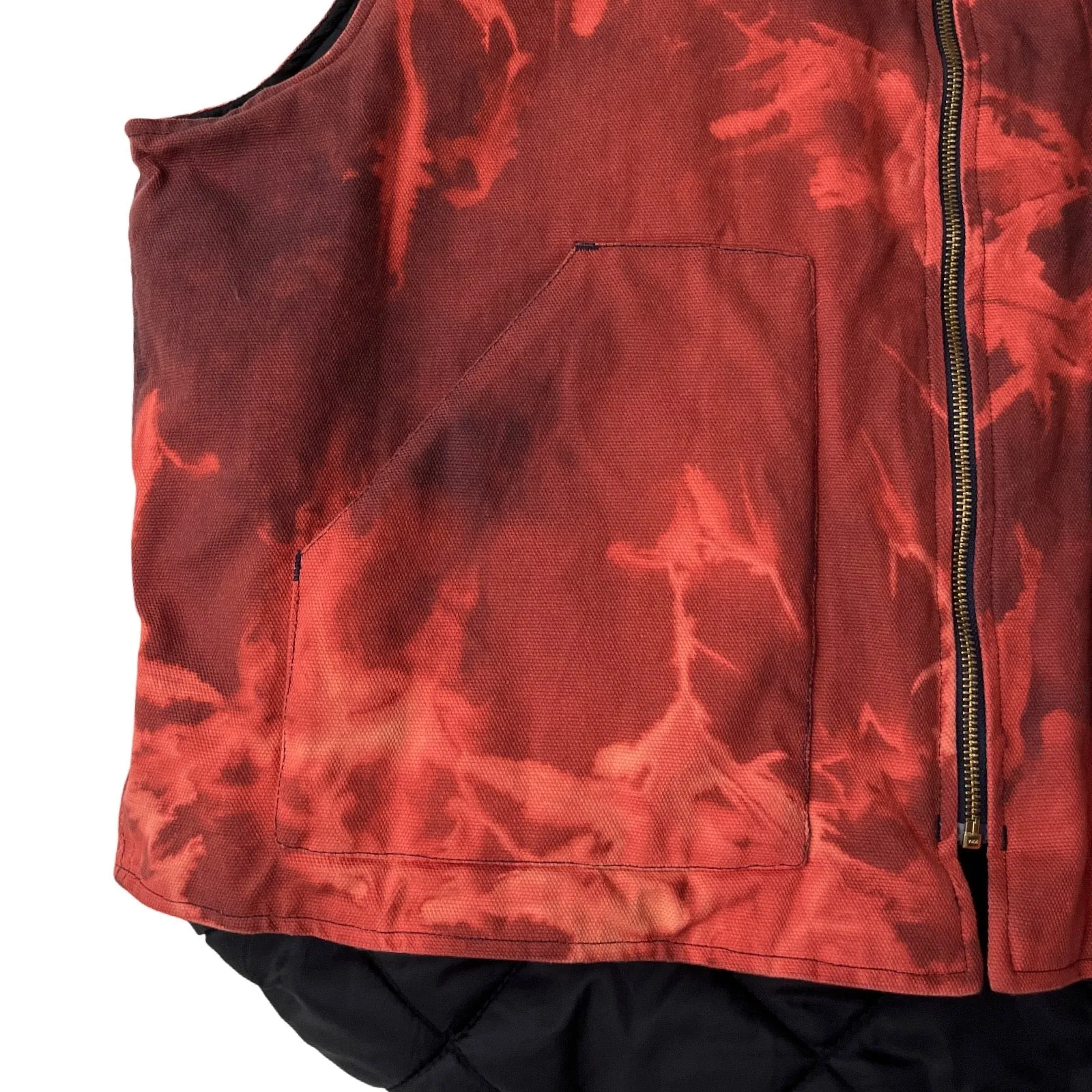 Insulated Canvas Workwear Vest in Rhodonite / XXL (or roomy XL)