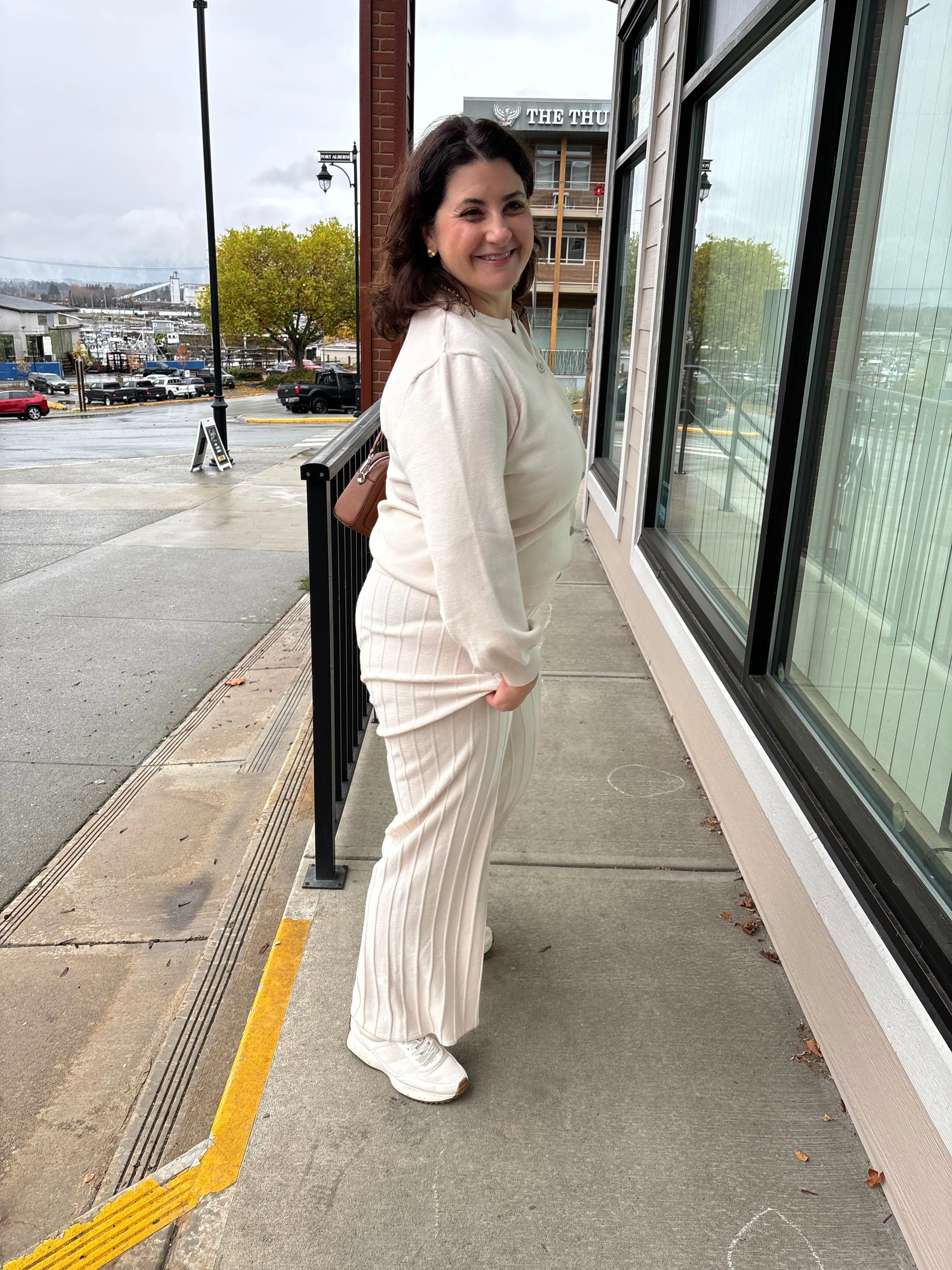 Jessica Laura - Cream Knit Pants