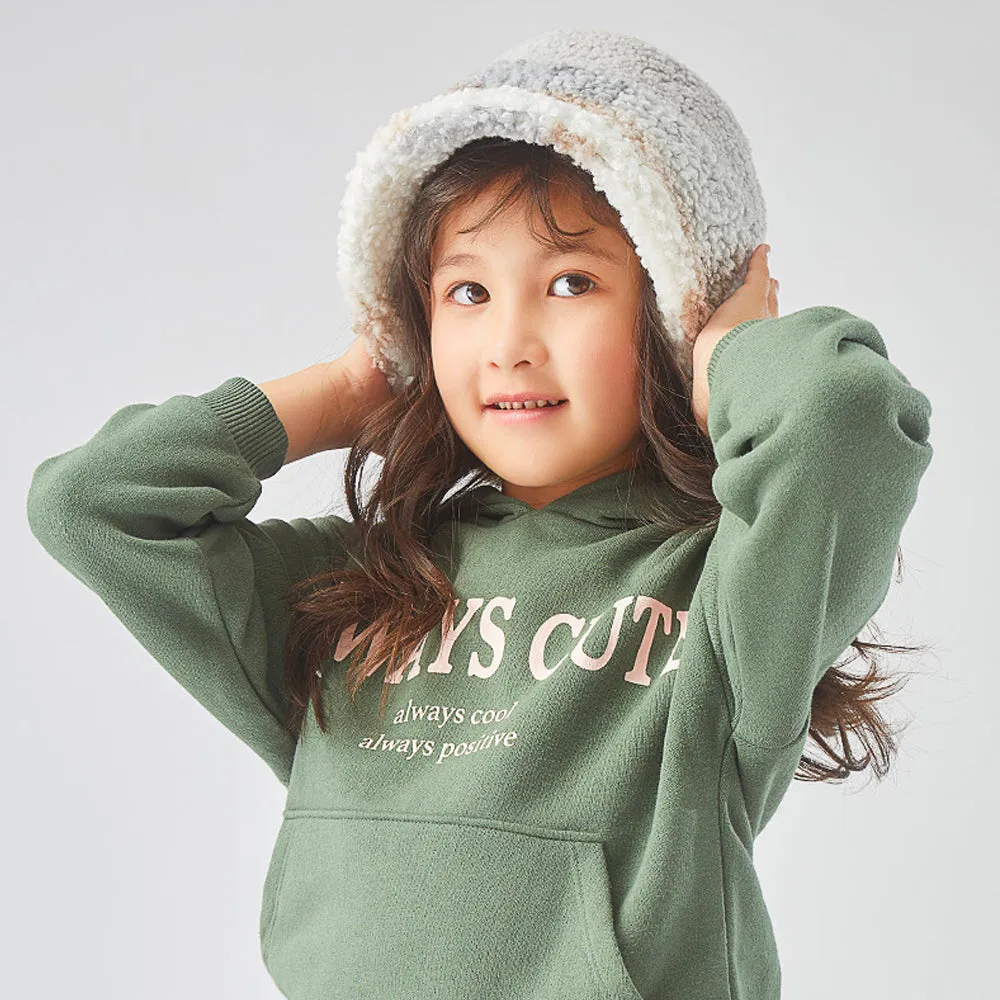 Kid's Plush Bucket Hat UPF 50  Winter Warm Caps
