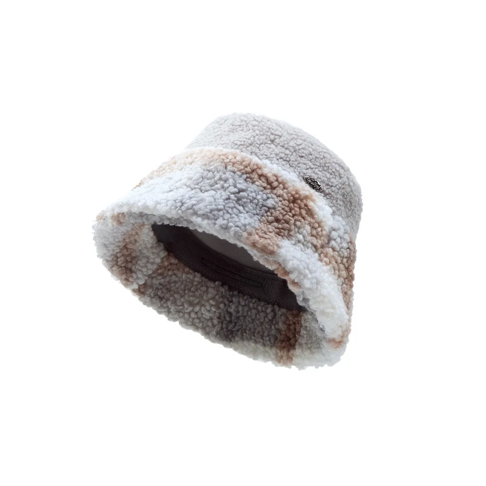 Kid's Plush Bucket Hat UPF 50  Winter Warm Caps