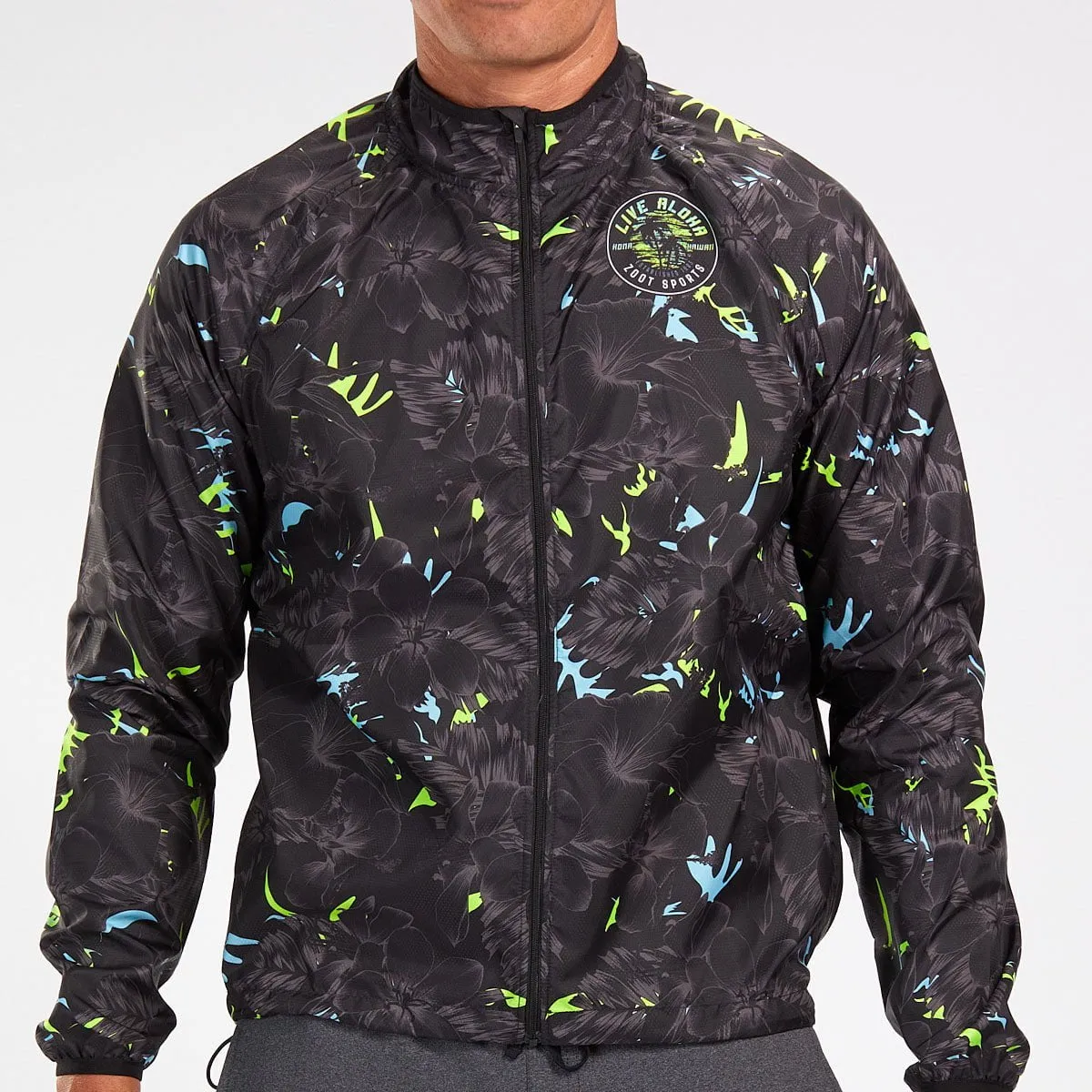 Mens LTD Run Jacket - Live Aloha