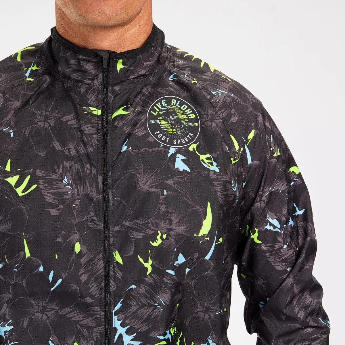 Mens LTD Run Jacket - Live Aloha