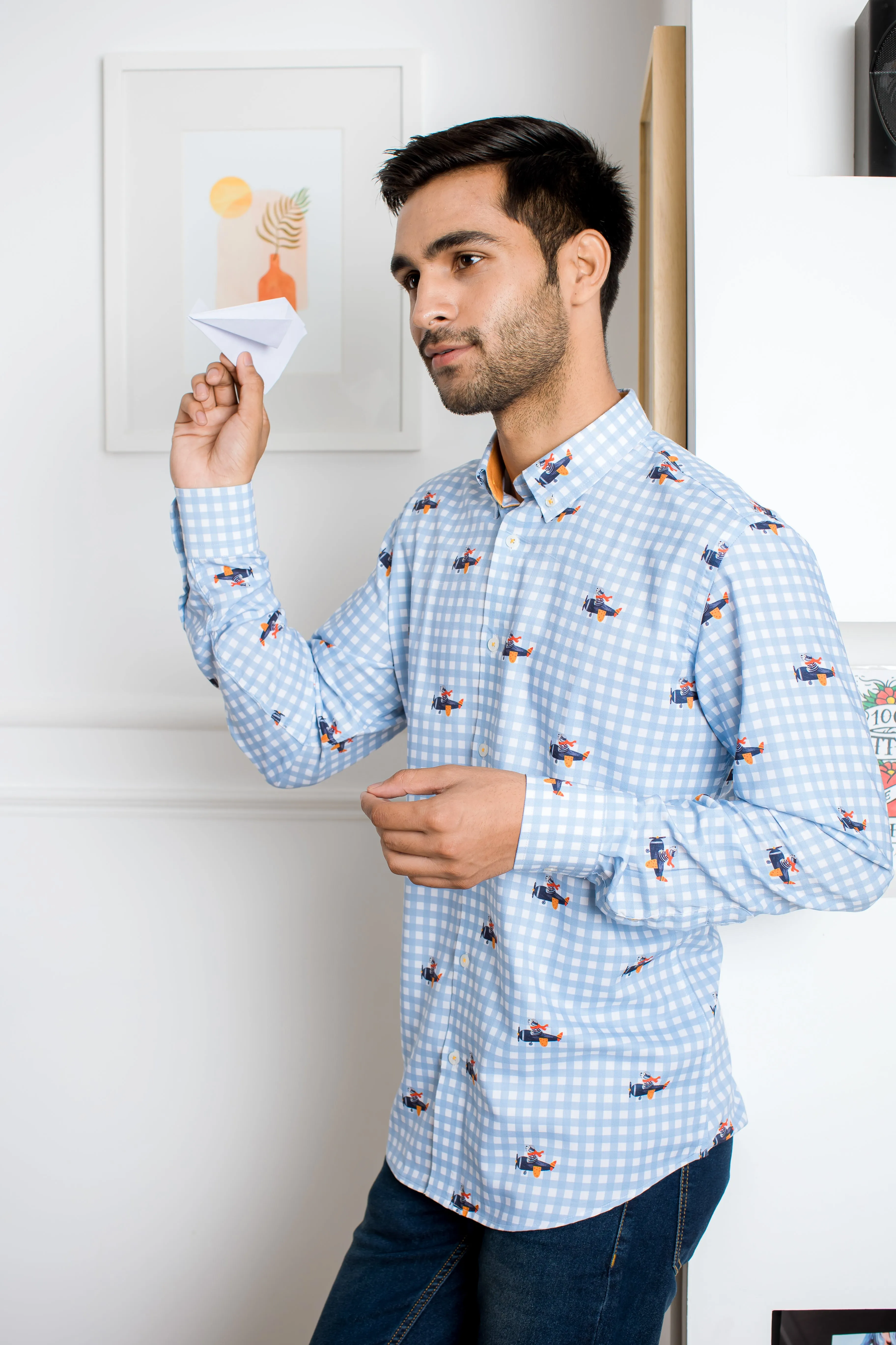 Mr. Fly Big - Cotton Twill Shirt