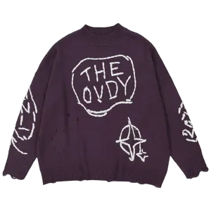 OVDY 'Manuscript' Oversized Knit Sweater