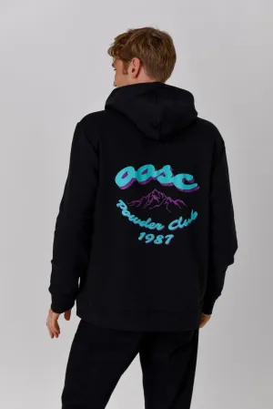 Powder Club Hoodie Black