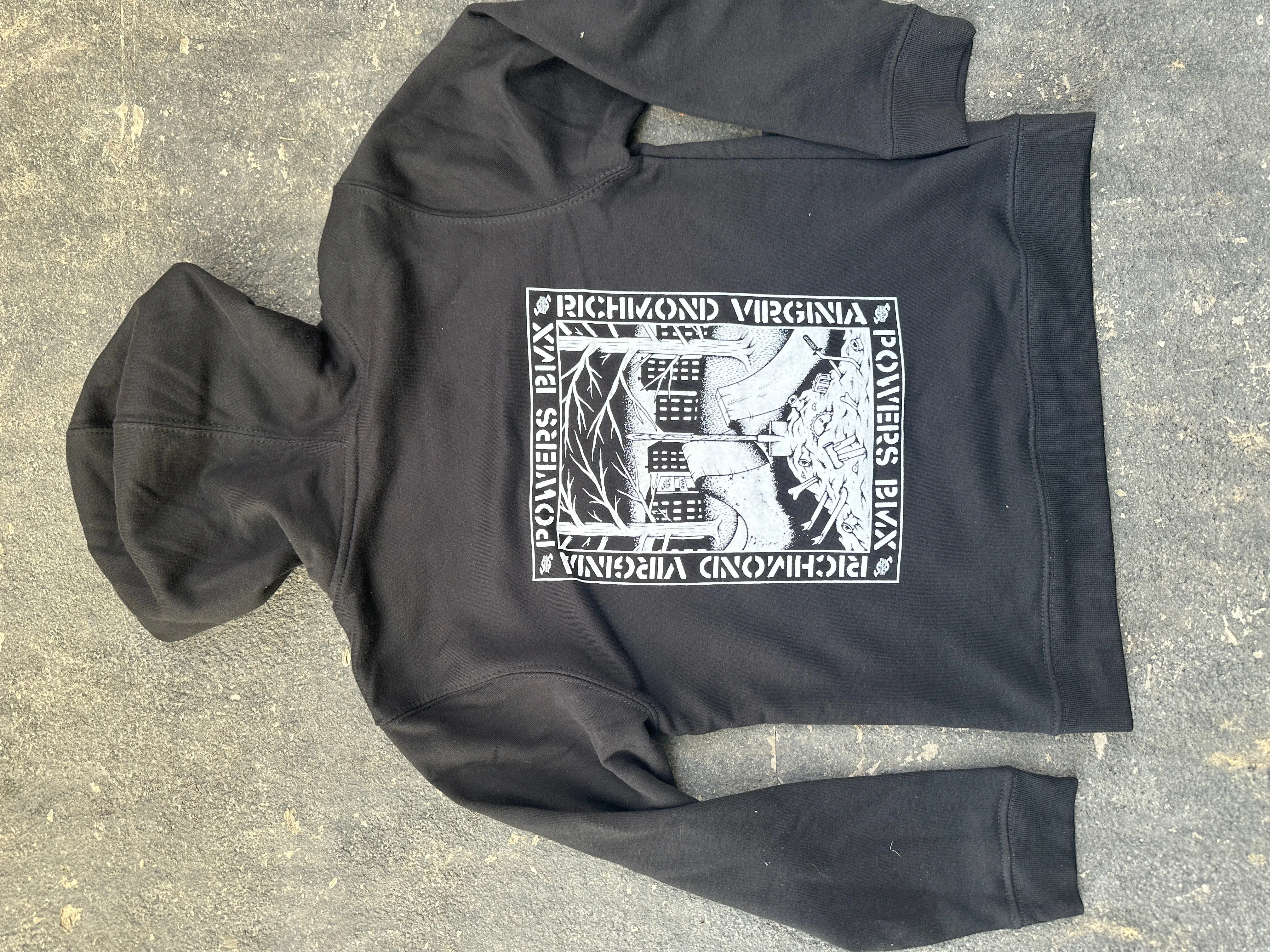 Powers BMX punk is dead Hoodie
