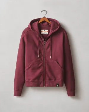 Relaxed Classic Full Zip - Zinfandel