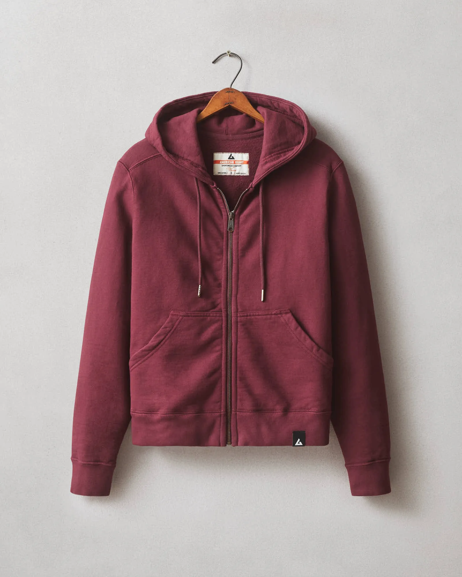 Relaxed Classic Full Zip - Zinfandel