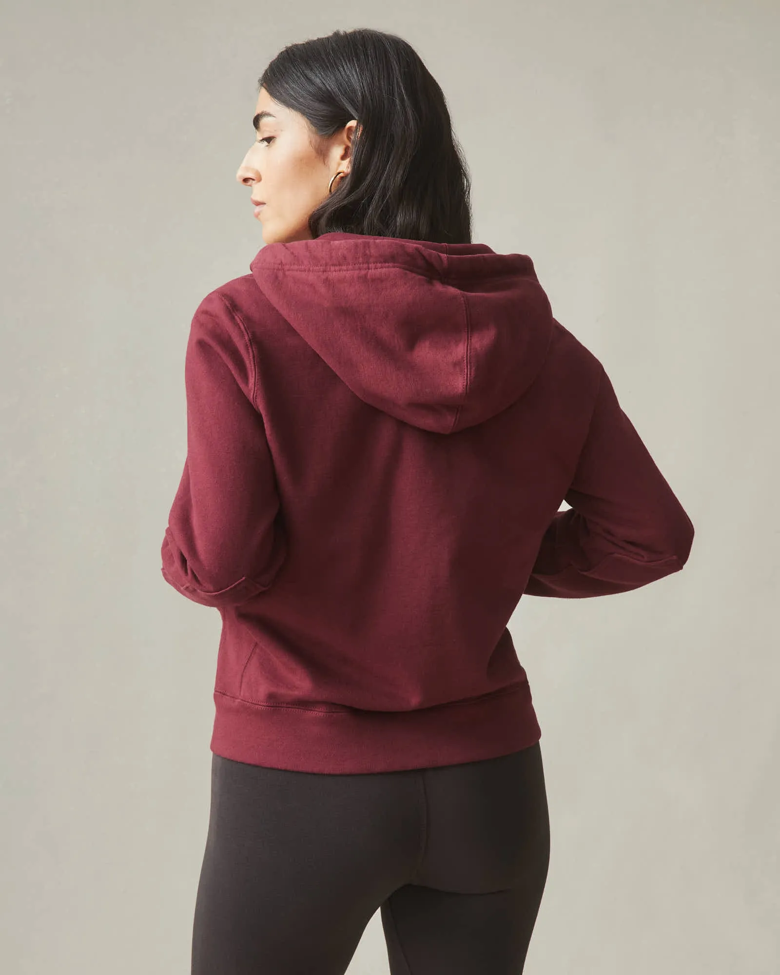 Relaxed Classic Full Zip - Zinfandel