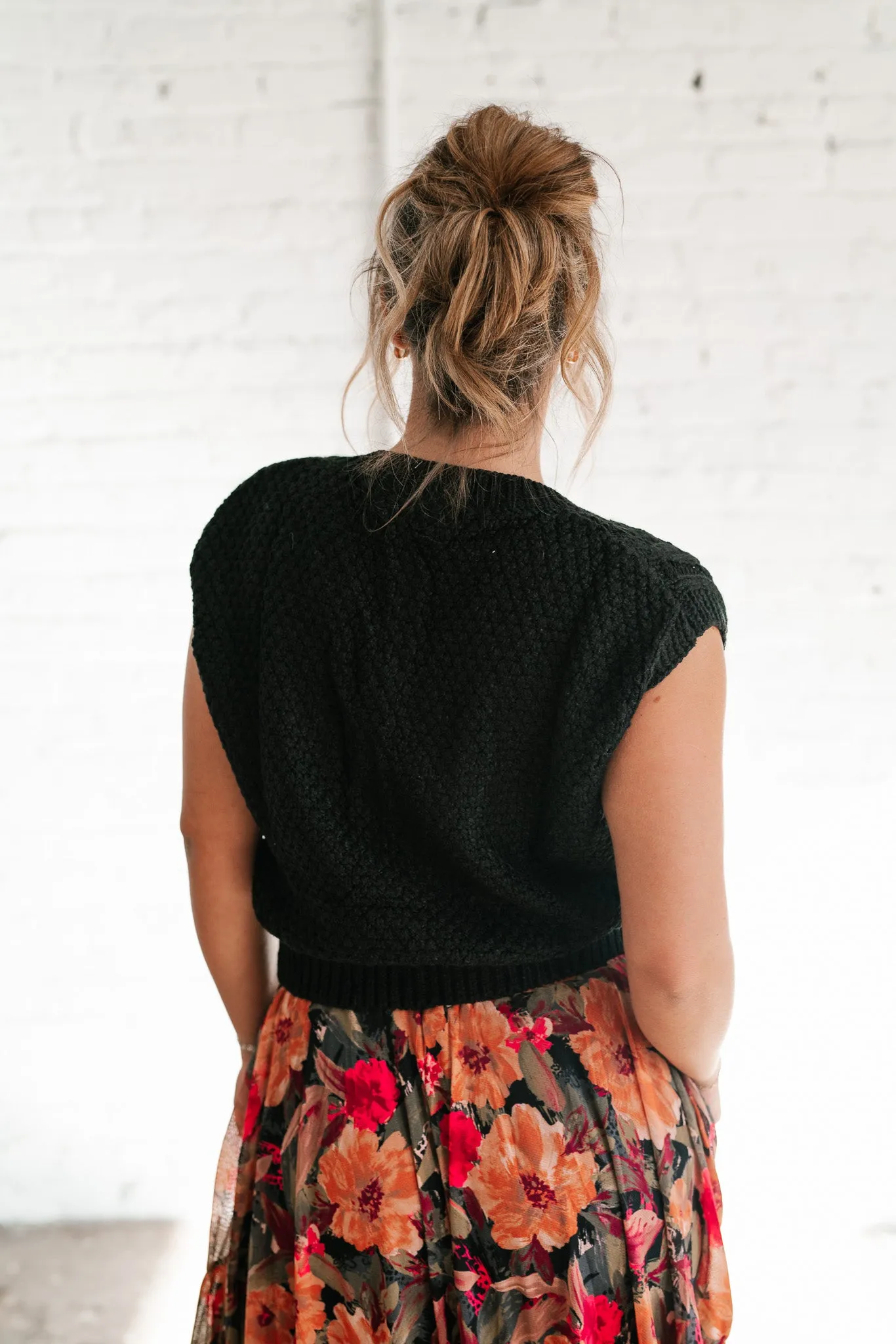 Secret Haven Cable Knit Vest