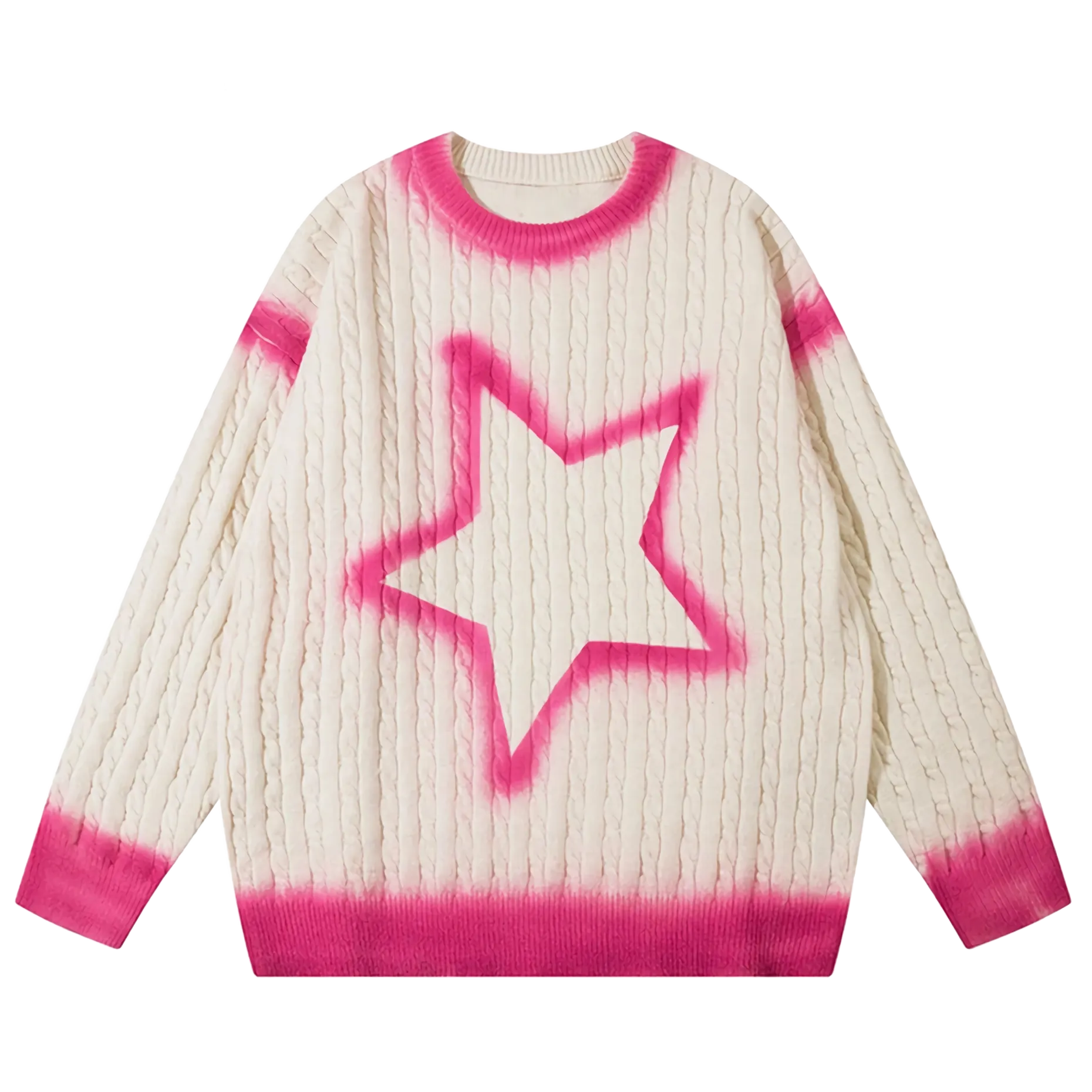 'Starburst' Oversized Chunky Knit Sweater