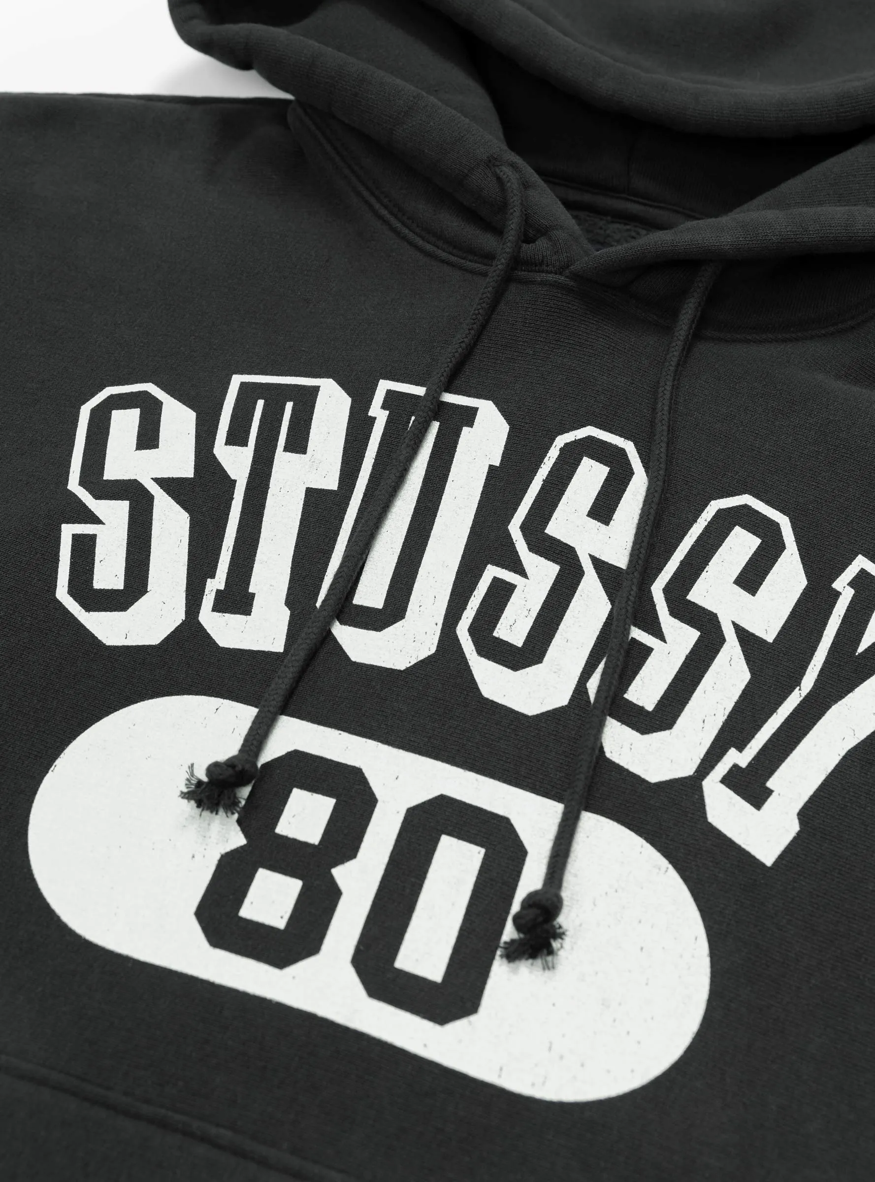 Stüssy 80 Relaxed Hoodie Washed Black