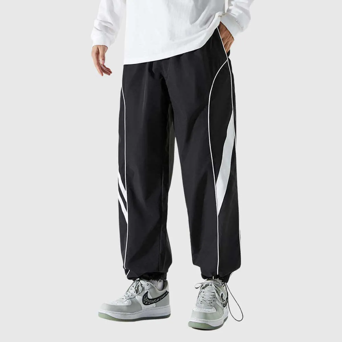 Stylish Elastic Waist Casual Pants