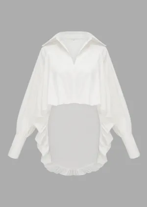 Tessa Asymmetrical Cut Long Shirt