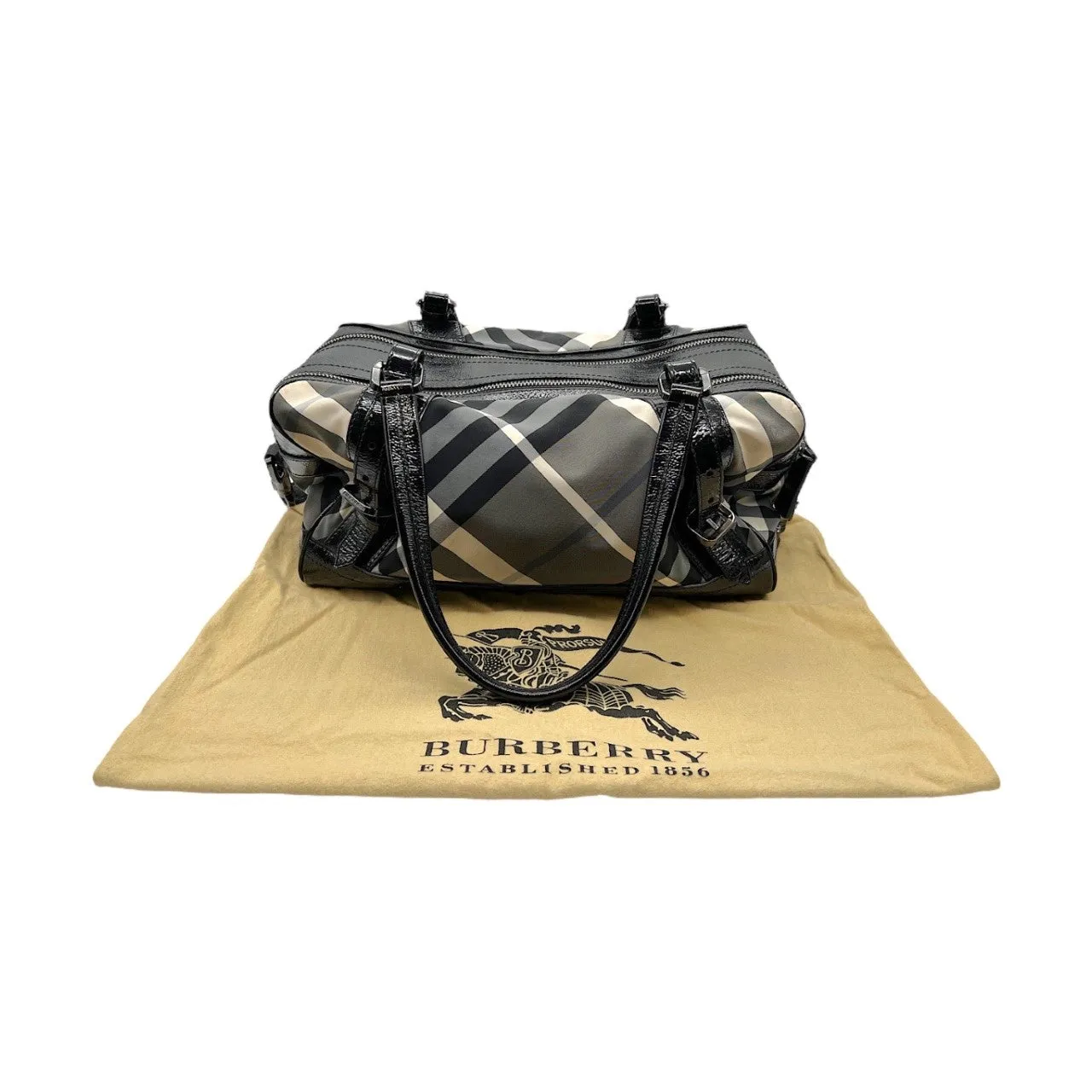 Trendy Inspired Burberry Beat Check Weekend Bag
