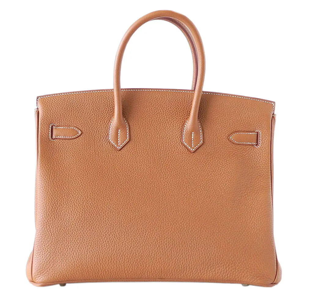 Trendy Inspired Hermès Togo Birkin 35cm Gold Bag Ghw