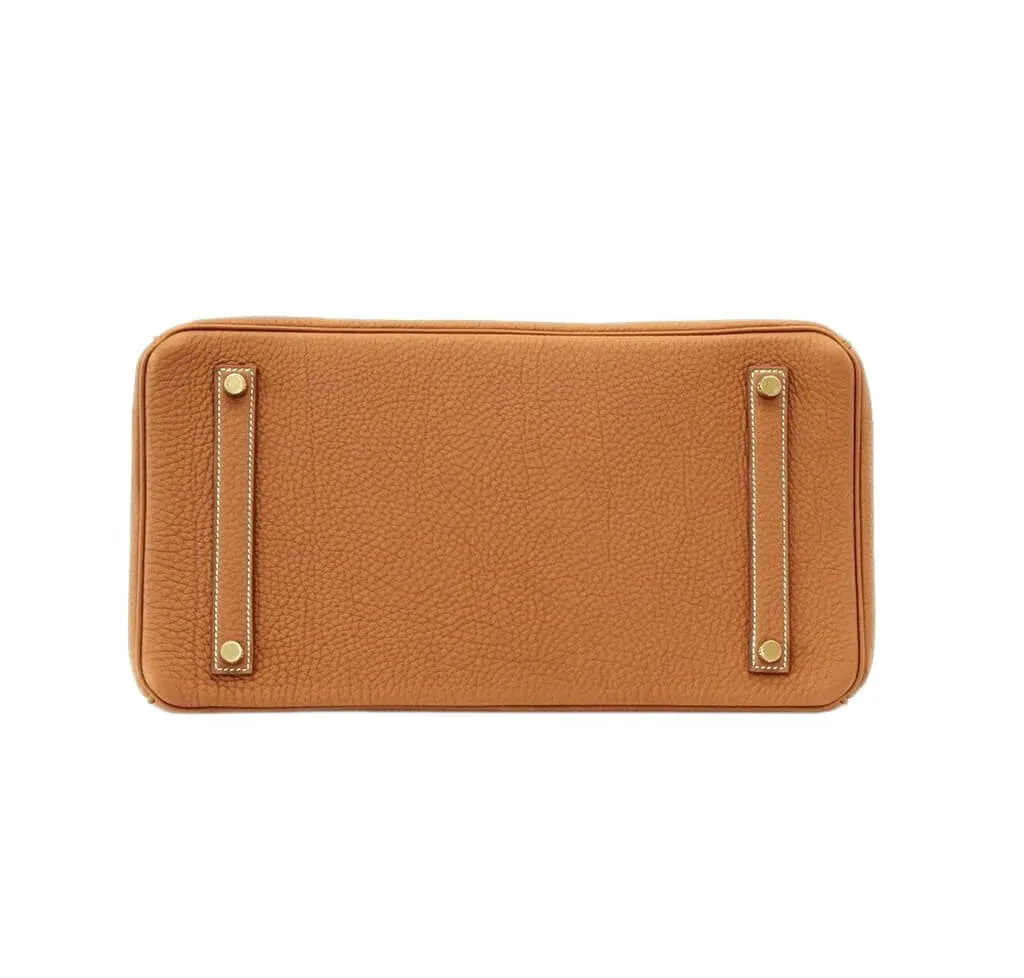 Trendy Inspired Hermès Togo Birkin 35cm Gold Bag Ghw