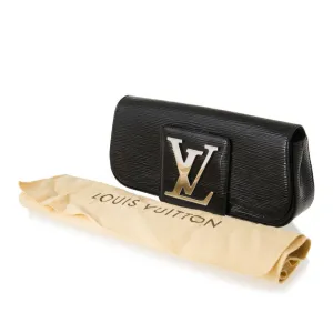 Trendy Inspired Louis Vuitton Black Electric Epi Leather Sobe Clutch
