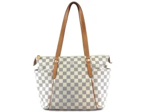 Trendy Inspired Louis Vuitton Damier Azur Canvas Totally Pm Bag