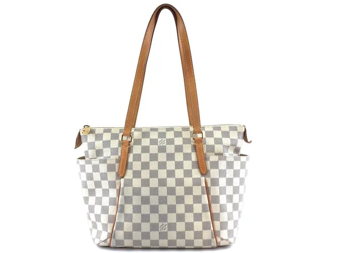 Trendy Inspired Louis Vuitton Damier Azur Canvas Totally Pm Bag