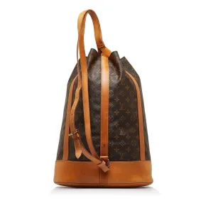 Trendy Inspired Louis Vuitton Randonnée Gm Monogram Canvas