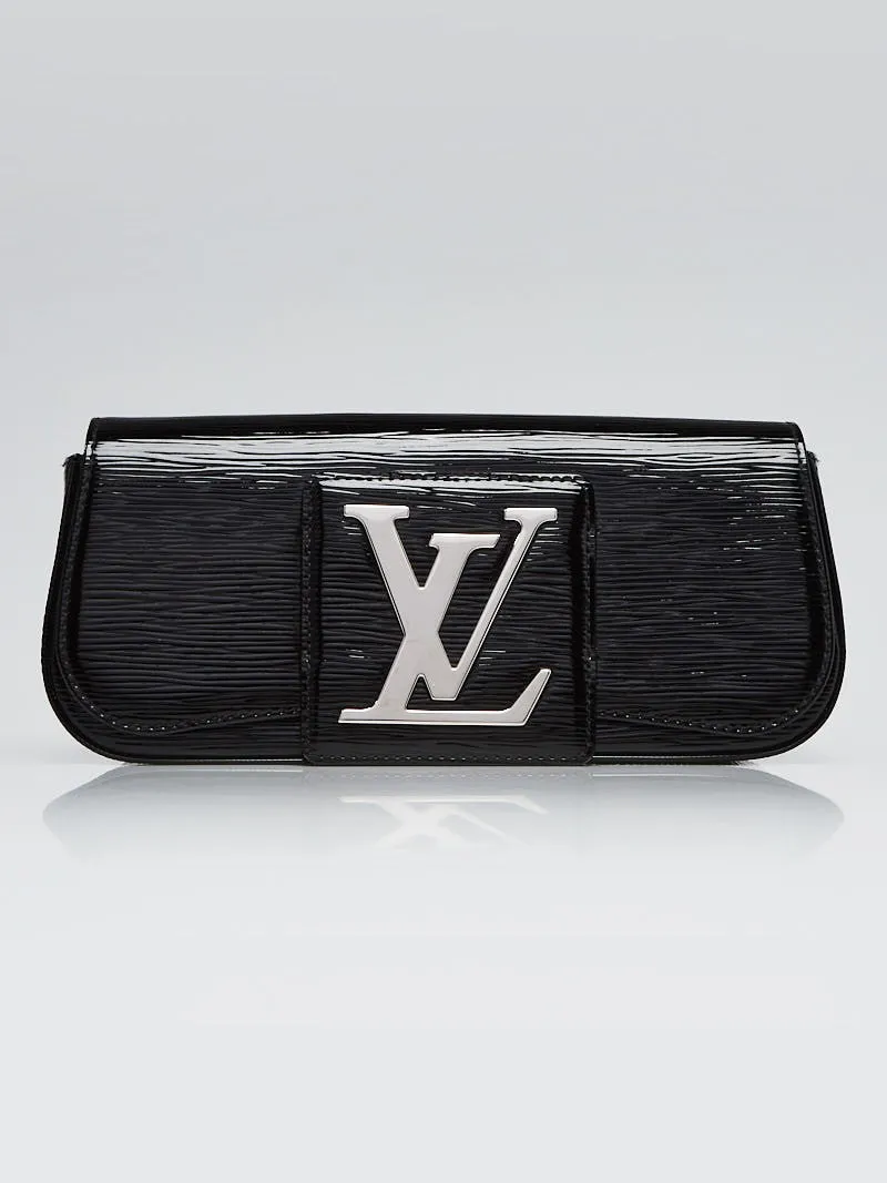 Trendy Inspired Louis Vuitton Sobe Black Electric Epi Leather Clutch